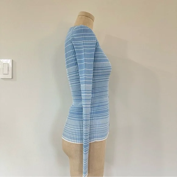 STAUD Color Block Ribbed Cardigan Sweater - Picture 6 of 11